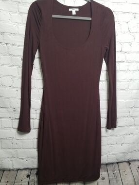 Bar 111 Dress Long Sleeve Scoop Neck Large